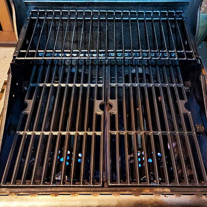 Grill Replacement Parts for Nexgrill 2 Burner 720-0864RA Nexgrill 720-0864R, Grill Grate, Grill Burner and Heat Plates for Nexgrill Replacement Parts 2 Burner, Grill Parts Kit for Nexgrill 720-0864R