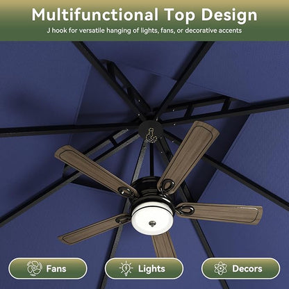 10'x10' Gazebo, Metal Frame Canopy - Image 5