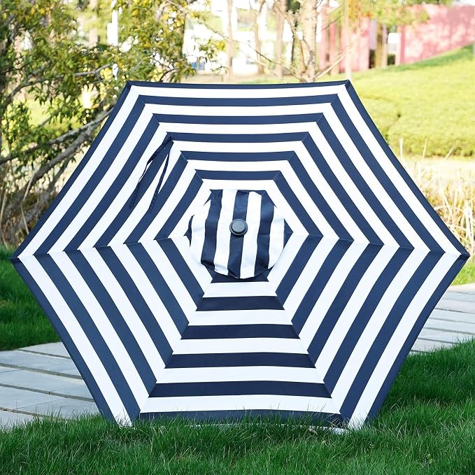 7.5 ft Patio Umbrella, Yard Umbrella, Outdoor Market Umbrella - Image 4