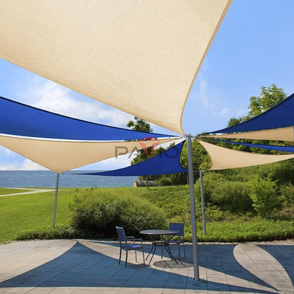 Patio Paradise 17' x 17' x 17' Sun Shade Sail Triangle Canopy Shade Cloth - Image 5