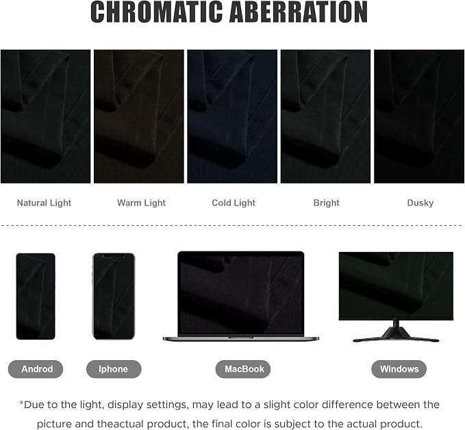 BONZER Outdoor Curtains for Patio Waterproof Thick Privacy Wide | Grommet Light - Image 5
