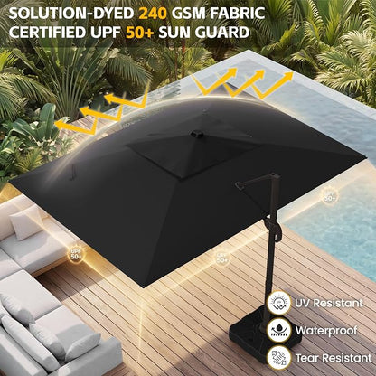 9x12 FT Patio Cantilever Umbrella - Image 5