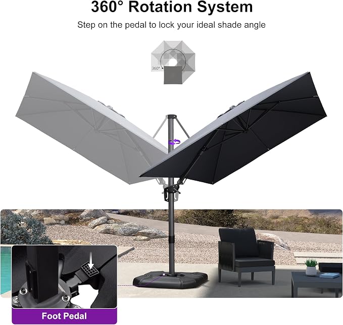 PURPLE LEAF Patio Umbrella - Image 7