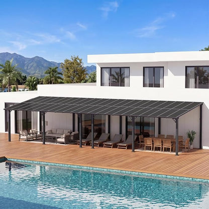 Aoxun 42’x10’ Gazebo for Patio, Gazebo Pergola by Aoxun