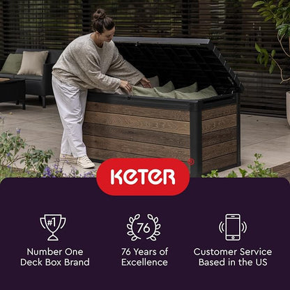 Keter Kentwood 92 Gal Outdoor Storage Box - Image 10