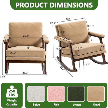 Outdoor Patio Rocking Chairs - Image 2