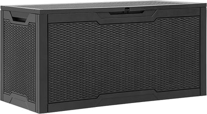 YITAHOME 100 Gallon Large Resin Deck Box Outdoor Storage Boxes - Image 8