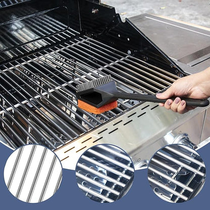 Grill Parts for Nexgrill replacement parts 5 Burner 720-0888 720-0888N 720-0888A,Stainless Cooking Grate,Heat Shield,Burner Kit for Nexgrill replacement parts 4 Burner 720-0830 720-0830H Grill Grates