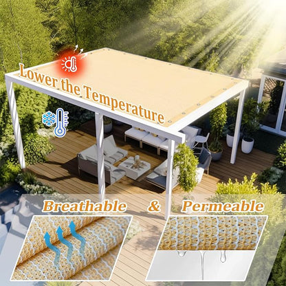 Shade&Beyond Customized Size 90% Sun Shade Cloth - Image 2