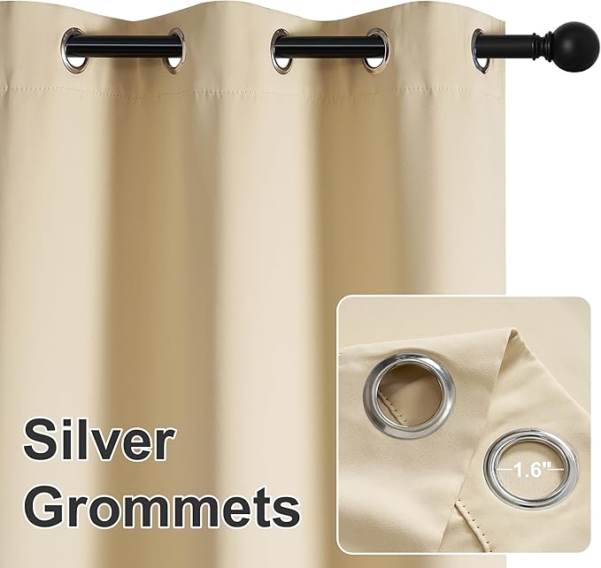 RYB HOME Extra Wide Outdoor Curtains - Image 4