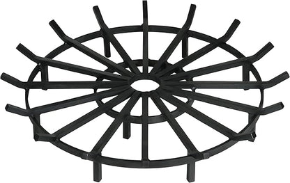 SteelFreak Super Heavy Duty Wagon Wheel Firewood Grate for Fire Pit - Made in The USA (36 Inch)