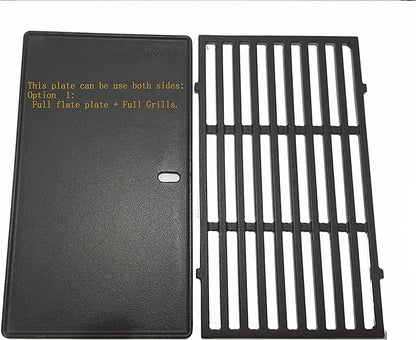 Firsgrill Professional Replacement for Weber Spirit I & II 200 Series Spirit E-210 E-220 Spirit S-210, S-220 Burner Flame Cooking Grills (17.5"Cooking Grates 7637 & Griddle)
