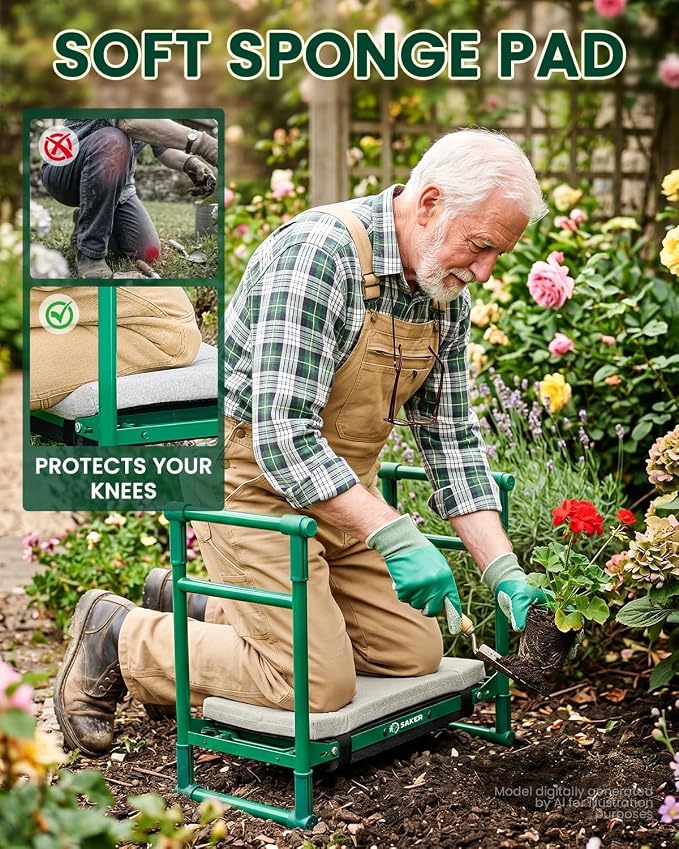 Saker 2026 Upgraded Garden Kneeler and Seat - Image 2