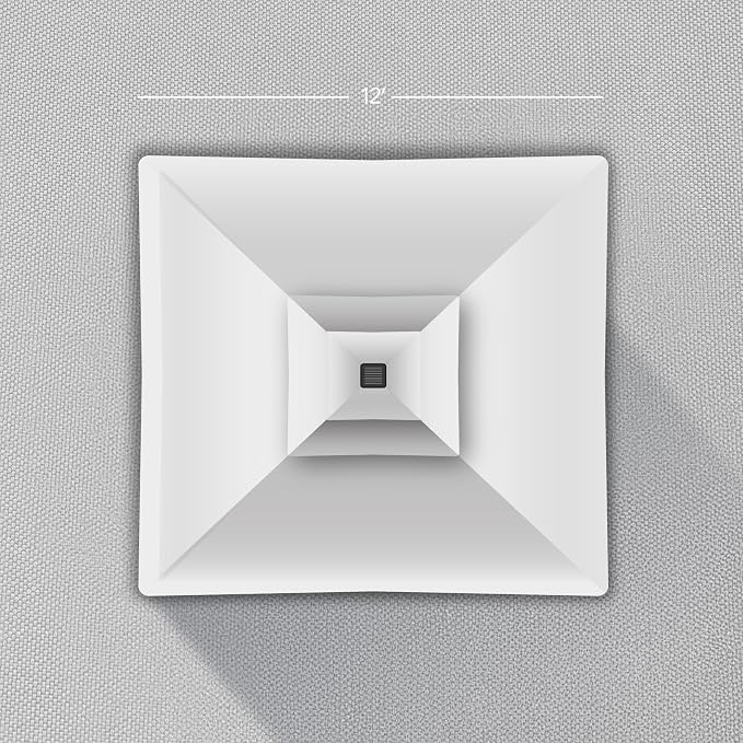 Best Choice Products 12x12ft LED Cantilever Patio Umbrella w/Base Included & - Image 8