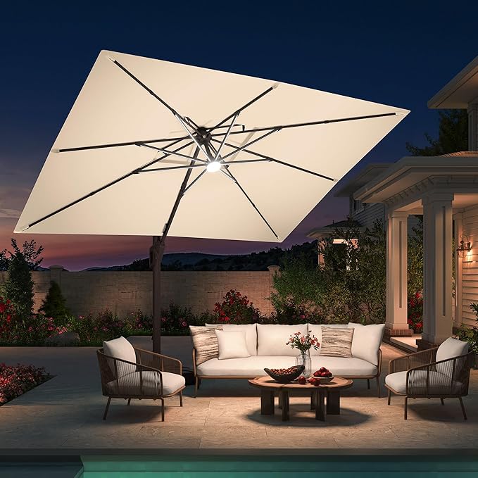 10 X 13 FT Cantilever Patio Outdoor Umbrella - Image 2