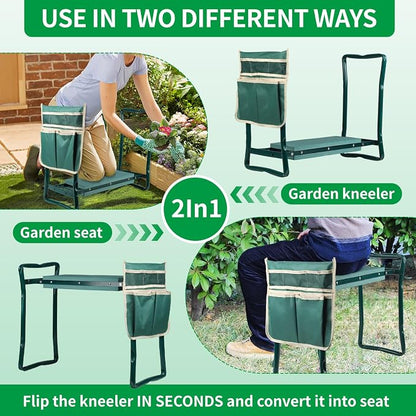 Portable Foldable Garden Kneeler and Seat - Image 6