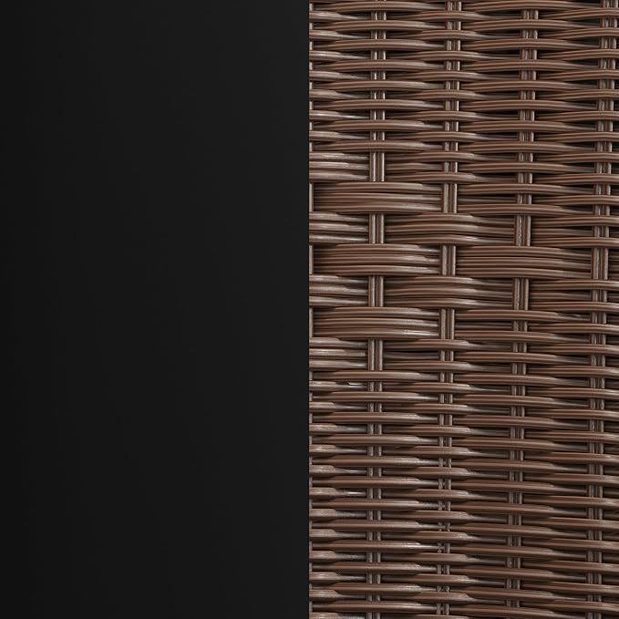 Flash Furniture Lila Modern Rattan Indoor/Outdoor Stackable Dining Chairs - Image 14