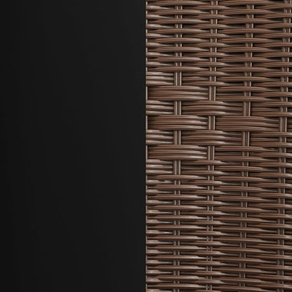 Flash Furniture Lila Medium Brown Rattan Indoor-Outdoor Restaurant Stack Chair - Image 12
