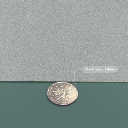 Leather Table Cover,1.8mm Thick,36x60 Inch Table Protector,Table Protector for Dining Room Table,Dining Table Cover,Table Cover Protector,Table Pad,(Aqua Blue+Gray,36x60)