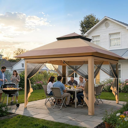 Driftalia 13x13 Pop Up Gazebo for Patio, Deck - Image 6