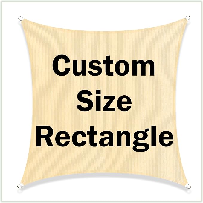 Colourtree TAPR0810 Sun Shade Sail UPF50 Canopy UV Block Rectangle by ColourTree