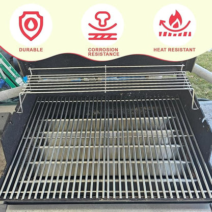 7638 Grill Grates 7636 Flavorizer Bars for Weber Spirit and GS4 Spirit II 300 Series Grills E-310 E-320 E-330 S-310 SP-310 Spirit 2 E310 S-310 Replacement Parts (Front Mount Controls) Stainless Steel