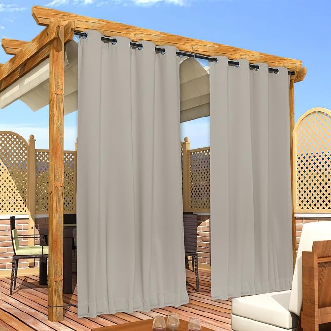NICETOWN 2 PCs Waterproof Outdoor Curtains - Image 6