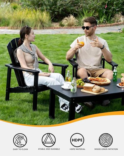 Adirondack Coffee Table, All-Weather HDPE, 304 stainless steel hardware - Image 5
