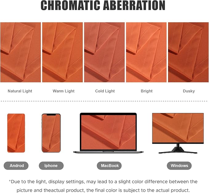 BONZER Outdoor Curtains for Patio Water Resistant | eavy Privacy Light - Image 5