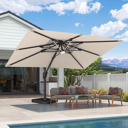 9x12 FT Outdoor Cantilever Patio Umbrella by Unknown