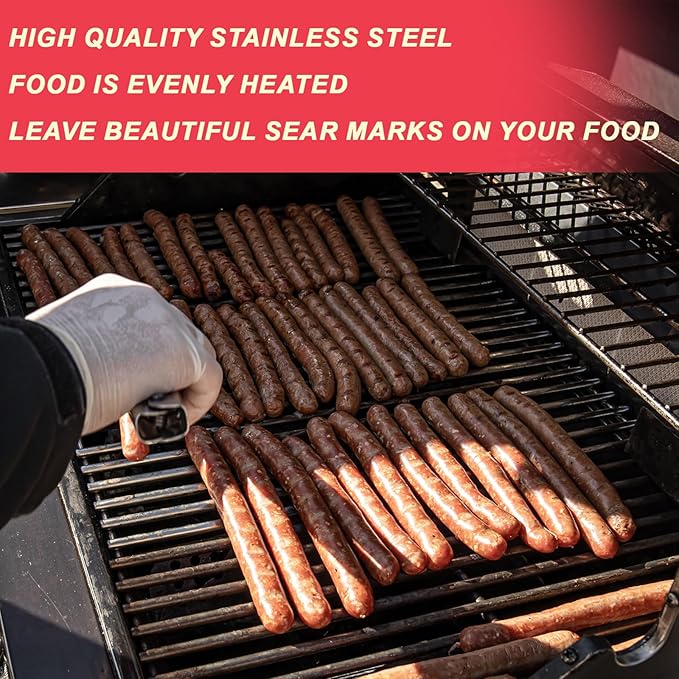 7638 Grill Grates 7636 Flavorizer Bars for Weber Spirit and GS4 Spirit II 300 Series Grills E-310 E-320 E-330 S-310 SP-310 Spirit 2 E310 S-310 Replacement Parts (Front Mount Controls) Stainless Steel