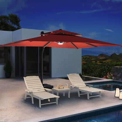 10 X 13 FT Cantilever Patio Umbrella Outdoor - Image 3