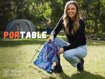 WEKAPO Inflatable Sun Lounger, Air Sofa, Hammock, Portable, Waterproof and Leak-Proof, Ideal for Backyard, Beach, Travel, Camping, Picnics and Music Festivals