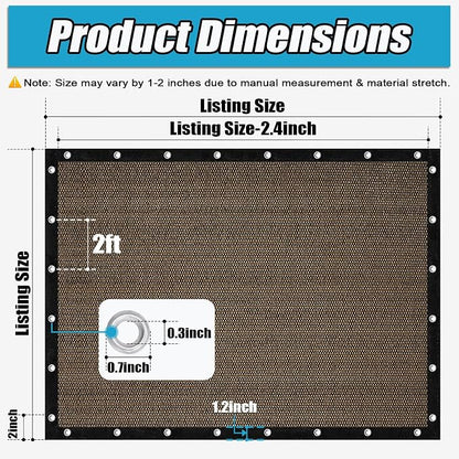 Amagenix 90% Sun Shade Cloth - Image 3