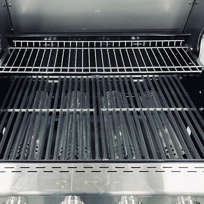 Warming Rack Grill Parts for Nexgrill 720-0830H 720-0958AE 720-0789H, 25.6 Inch Grill Rack Swing Away Grid for Nexgrill Replacement Parts 4 Burner