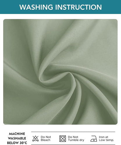 Windproof Outdoor Curtains for Patio Waterproof 4 Pcs 54x95 In Sage Green | - Image 7