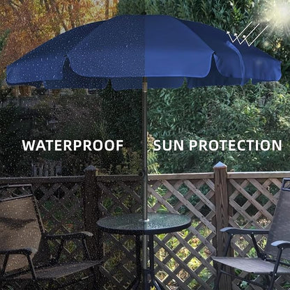 AMMSUN Patio Umbrella, 6.5 ft Outdoor Table Umbrella - Image 3