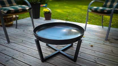 Fire Pit Redwood 39" Outdoor Fire Bowl, Steel Firepit for Patio, Backyard & Garden (39" Redwood)