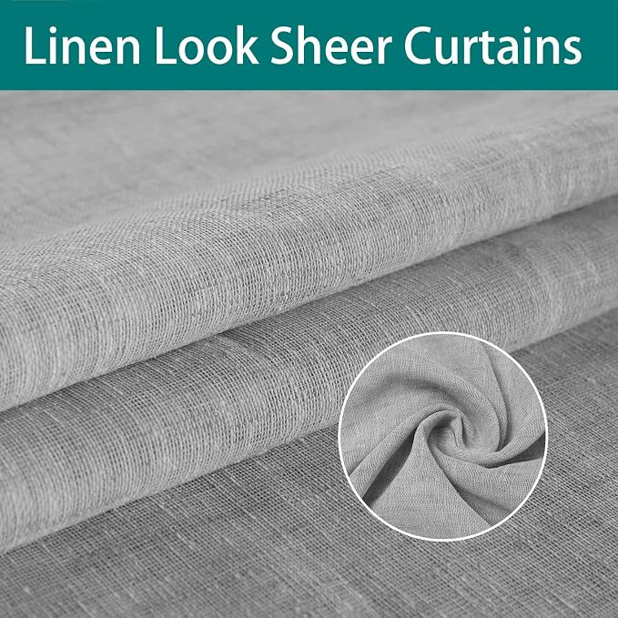 LORDTEX Burlap Linen Look Outdoor Curtain - Image 4