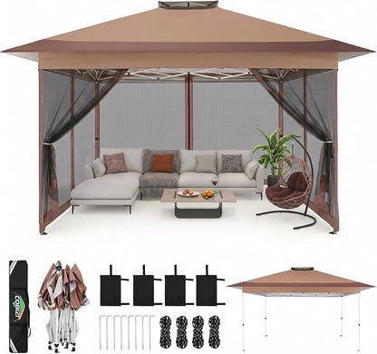 COBIZI 10x15 Pop up Canopy Gazebos on Clearance-Canopy Tent by COBIZI