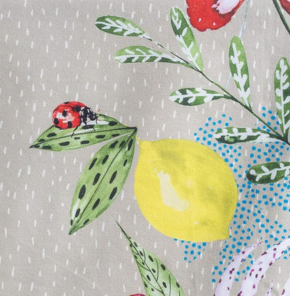 Maison d' Hermine Table Cloth Rectangle Table 100% Cotton 70 x 108 Inches Tablecloth Reusable Decorative for Dining Room, Farmhouse, Home, Party, Festive & Wedding Spring Summer - Jardin D'Ete - Fog
