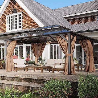 Aoxun 12'x16' Hardtop Gazebo - Image 3
