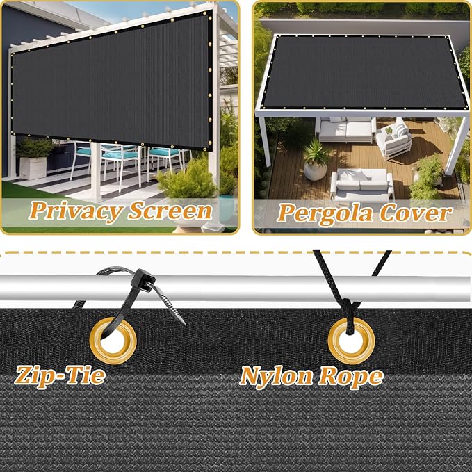 Shade&Beyond Customized Size 14' X 17' Shade Cloth - Image 4