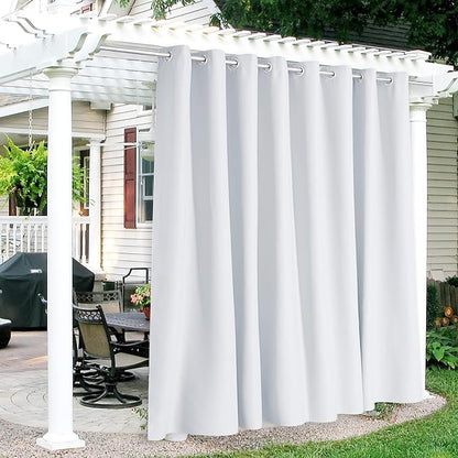 RYB HOME Outdoor Curtains for Patio Waterproof Privacy Thermal Insulated | by RYBHOME