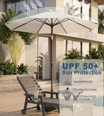 10FT Patio Umbrella, Outdoor Umbrella - Image 3