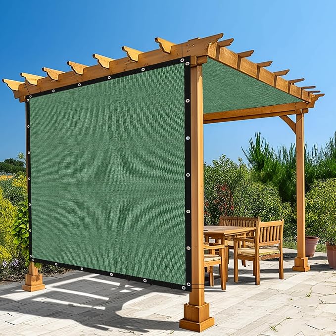 Amagenix 90% Pergola Shade Cover 14' X 16' Sun Shade Cloth by Amagenix