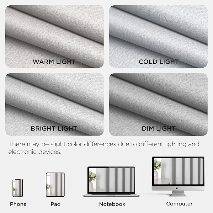 Joydeco Blackout Patio Sliding Door Curtains, Privacy Room Divider Curtains | - Image 7