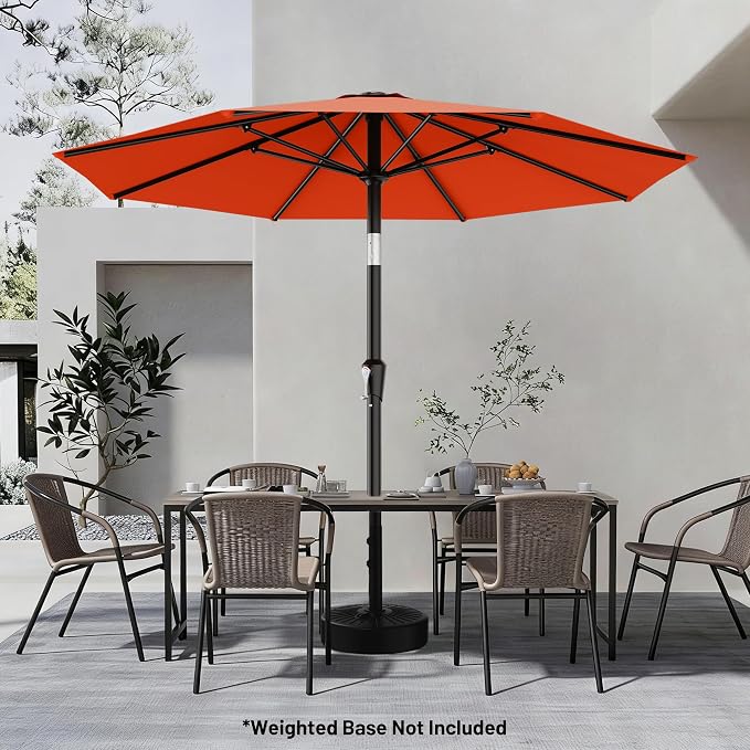 9 FT Patio Umbrella for Outdoor, Outdoor Table Umbrella - Image 6