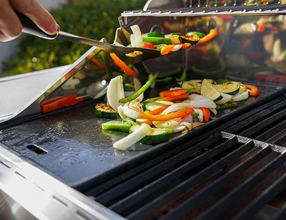 Monument Grills 4-Burner Liquid Propane Gas Smart bbq Grill Denali 425 with Cooking Plate(2 Items)