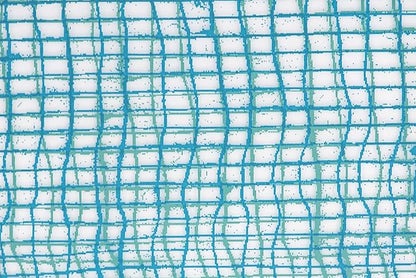 Modern Twist Placemat 100% Food-Grade Silicone, Oval, Waterproof and Reusable, Linen – Seafoam